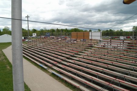 Thunderbird Raceway - Grandstand From Water Winter Wonderland
